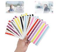 JEYORZY 20 feuilles Coins de Photo Autocollants pour Album Photo Scrapbook Coins Photo Auto-Adhésifs Coins de Montage Photo pour Albums de Bricolage, Scrapbooking, Décoration du Transparent