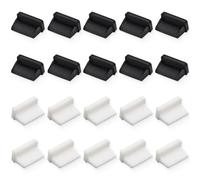 JEYORZY 20 pcs Bouchons Anti-poussière USB, Bouchons Anti-poussière, Silicone Type USB Capuchon Anti-poussière,Bouchon Anti-Poussière Type USB pour PC de Bureau, Portable, Prise Chargeur Haut-Parleur