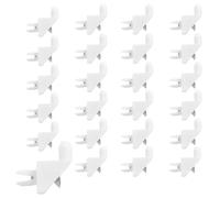 JEYORZY 24 pièces Support Étagère Blanc avec 24 Vis Compatible avec IKEA PAX KOMPLEMENT Rechange Taquet étagère Fixation Cheville Pour Armoire De Cuisine, Bibliothèque, Armoire, Armoire De Meubles