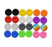 JEYORZY 24pcs Capuchons de Joystick, Remplacement Joystick Silicone, Grip Caps Joystick Thumbstick, Housse Bouchon Protection Silicone Pouce Joystick Thumb Grip Thumbstick Cap Cover Game Controllers