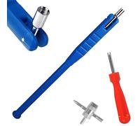 JEYORZY 3 Pièces Demonte Valve Pneu, Tire Valve de Pneu Tige Extracteur, Outil de Démontage de Valve Pneu Voiture Kit de Réparation Valve Core Tire, pour Voiture Moto