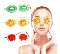 JEYORZY 3 Pièces Masque Yeux Froid, Masque Des Yeux, Masque Yeux Réfrigérant en Gel Réutilisables, Masque Compresse Chaud et Froid, Masque Yeux Froid Coussinets, Soulage la Fatigue Oculaire, cernes