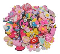 JEYORZY 30 pcs Breloques de Chaussures, Décorations de Chaussures Charmes de Chaussure PVC Shoe Charms Breloque Breloques de Chaussures Mignonne Breloque, Pour Sabots Sandales, Style aléatoire