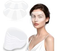 JEYORZY 40 Pièces Boucliers de Douche Transparent, Transparente pour Microblading, Bouclier de Cils, Protecteur des Yeux en Plastique pour Face à la Douche, Hairspray Shield pour Salon de Coiffure
