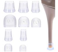 JEYORZY 5 Paires protege Talon Chaussure Femme, Embout Talon Femme Embout Talon Aiguille Bouchons De Talon Pour Herbe Protege Talon Aiguille, Anti Dérapant Couvre Talon Aiguille, Pour Plein Air