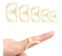 JEYORZY 5Pcs Attelle doigt, attelle de doigt à gâchette, attelle de doigt à gâchette confortable, attelle de pouce, Soutien et protection contre l'arthrite, le doigt à gâchette (6,7,8,9,10)