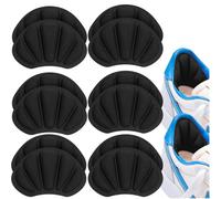 JEYORZY 6 Paires Coussinets de Talon pour Chaussure, Protège Talon Autoadhésifs Antidérapants-Protection Chaussure Homme et Femme Convient aux Chaussures Trop Grandes, Inserts de Talons Autocollants