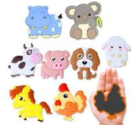 JEYORZY 8 Pièces Magnet frigo Enfant, Petits Aimant EnfanTeducatif, Jeu Magnetique Enfant Jouets, Magnets Aimantés Enfants sont Faits de Matériaux en PVC, Magnet Enfant, Aimant Recouvert à L'arrière