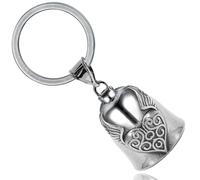 Jeyorzy Guardian Moto Clochette Lucky en Acier Inoxydable avec Anneau Suspendu