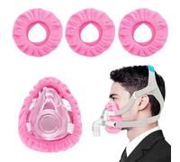 JEYORZY Lot de 3 Doublures De Masque Cpap Facial Réutilisables Housses de Masque Coussins Masque Pression Accessoires CPAP pour Réduire Les Fuites D'air Bruyantes, Réutilisables et Lavables (Rose)