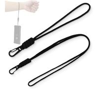 JEYORZY Mousqueton Tactique, 2PCS Lanyard Paracorde, Porte Clé Mousqueton, Porte-clés en Ceinture, Boucle Clip pour Carte D'identité, Caméra, Porte-clés Tour de Cou, Paracorde Lanyard