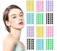 JEYORZY Pimple Lot de 336 Patchs Hydrocolloïdes Anti-boutons Mignons Invisibles pour Points Faciaux, Patch Bouton Etoile, Patch Bouton Acne, Taches d'acné, Traitement de la Peau Respirants pour l'acné