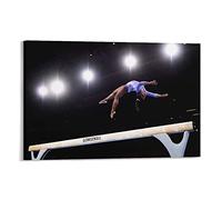 JEYUAN Affiches et impressions 60 * 80cm Senza Cornice Simone Biles USA Ginnastica a tutto tondo Atleti di donne americane (2) Wall Art Modern Family Bedroom Decors