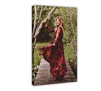 JEYUAN Tableau Toile Decoration 50 * 70cm Senza Cornice Cantante Poater Louane Emera 39 Art Poster e Wall Art Picture Print Modern Family Room Décor