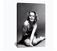 JEYUAN Toile Oeuvre Peinture 60 * 90cm Senza Cornice Moder Romy Schneider Poster Canvas Wall Art Pictures per camera da letto