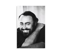 JEYUAN Toile Peinture 30 * 50cm Senza Cornice Luciano Pavarotti Poster Decorazione Soggiorno Camera da letto Pittura