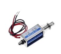 JF-0530B DC 6 V 12 V 24 V Type Push&Pull Gangbei-0530 Électroaimant à cadre ouvert Force de maintien 5N Voyage 10 mm Solénoïde linéaire (6 V)