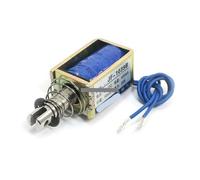 JF-1039B DC 24V Push-pull Open Frame Wet-Valve Solenoid Electromagnet, 10mm 25N DC 24V 400mA Motor Drivers