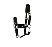 JF Reitsport Mixte Aha-08-04-10 Licou de cheval, Noir, Cob EU
