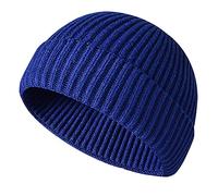 JFAN Beanie Hat Bonnet Hiver Chaud Bonnets Pêcheur Court Tricoté Unisex | Bonnet Revers,Doux,Élastique,Classique,Moderne,Street,Couleur unie,Chapeau D'hiver Trawler Watch Cap pour Automne