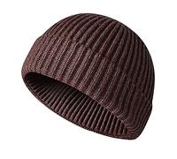 JFAN Beanie Hat Swag Miki Hat Casquette de Baseball Bonnet de Trawler Watch Cap Chapeau de Crâne à Revers Bonnet Marron,Taille Unique