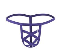 JFAN String Homme Tanga sous-vêtements Slips Respirant Strings Underwear Basse Strings Tangas(Violet,Taille Unique)