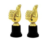 JFangZHZH 2 Pièces Trophée de Pouce Haut,Trophée Main de Victoire Trophées Étoile,pour Enfants et Adultes,Récompense Compétition Sportive,Cérémonie Bureau et Événements d'Équipe