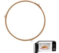 JFangZHZH Anneau Support Micro Ondes,Anneau Plateau Tournant Four à Micro-Ondes,Support pivotant Four àmicro,pour Tourne-Disque en Verre,Accessoires Micro Ondes (22 cm)