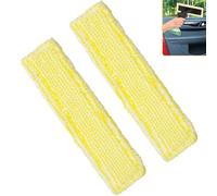 JFangZHZH Bonnette Microfibre Rechange pour Nettoyeur Vitres WV2 WV5,2 Pièces bonnette karcher Rechange Nettoyeur vitres Microfibre,Tampons de Nettoyage Fenêtre,Compatible Intérieur