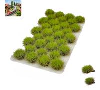 JFangZHZH Touffes d'herbe Statique pour Modélisme,32 Pièces Gazon Miniature Réaliste pour Diorama,Paysage Ferroviaire,Maquettes Militaires,Kit Herbe Artificielle pour Modélistes