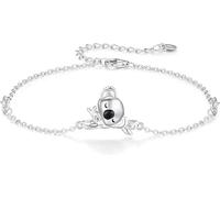 JFASHOP Koala Bracelet en argent sterling 925 avec ours - Bijoux animaux - Cadeau sympa pour la fête des mères - Cadeau de Saint-Valentin pour femme, fille, petite amie, enfant
