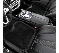 JFBLSD Coussin Remplacement siège Auto, Camion, Chaise Bureau,Taille Universelle(Black,Driver+Passenger Seat)