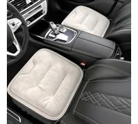 JFBLSD Coussin Remplacement siège Auto, Camion, Chaise Bureau,Taille Universelle(White,Driver+Passenger Seat)