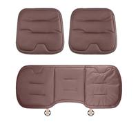 JFBLSD Coussin siège Auto,Protection siège antidérapante,siège conducteur(Maroon,3-Piece Set)