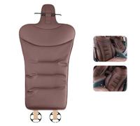 JFBLSD Coussin siège Auto,Protection siège antidérapante,siège conducteur(Maroon,Backrest)