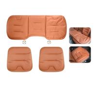 JFBLSD Coussin siège Auto,Protection siège antidérapante,siège conducteur(Orange,3-Piece Set)