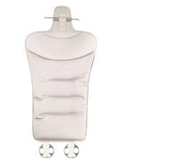 JFBLSD Coussin siège Auto,Protection siège antidérapante,siège conducteur(White,Backrest)