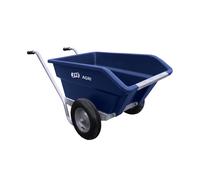 JFC Agri Brouette basculante en polyéthylène et métal galvanisé - 250 L - TWB250-1