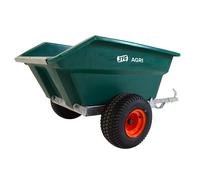 JFC Agri Remorque benne basculante en polyéthylène et métal galvanisé - 400 L - ATV400-2