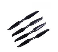 JfdLbv 4 Paires d'hélices Pliables 4CW 4CCW 7 Pouces, 2 pales 3 pales en Fibre de Verre et Nylon, adaptées au 7036F(4Pairs 3-Blade)
