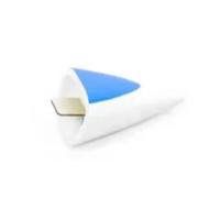 JfdLbv Cône de Nez adapté au modèle d'avion de Sport EDF RC de 90mm(White)