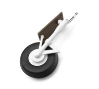 JfdLbv Entretoise de Train d'atterrissage avec Roue adaptée à l'avion RC V2 A10 64mm, Avion à réaction EDF A-10(Main Left)