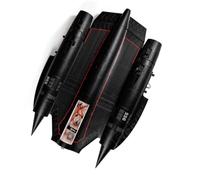 JfdLbv Fuselage arrière adapté for Avion Double SR71 RC de 70 mm