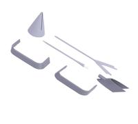 JfdLbv Jeu de pièces en Plastique adaptées au modèle d'avion à réaction F JAS39 80mm EDF RC(V1)