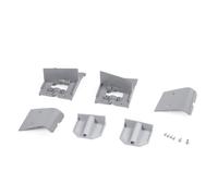 JfdLbv Jeu de pièces en Plastique B adapté au modèle d'avion à réaction JAS39 80mm EDF RC(V2)