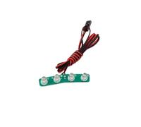 JfdLbv Lumières LED adaptées à la Queue de l'aile Principale du Fuselage, modèle d'avion RC de Loisir à Turbine F16 F-16 de 105mm(for Nose LG)