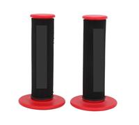 JFG poignée de guidon accessoires de moto poignées universelles en caoutchouc poignées de main for pièces de vélo de fosse de saleté(Red)