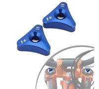 JFG RACING Bouton Réglage Fourche Avant Moto,Réglage Amortisseur Fourche Avant Boutons Vis Amortisseur Boutons CNC pour 125-530cc SX SX-F EXC XC-W 690 Supermoto SMC Enduro-Bleu