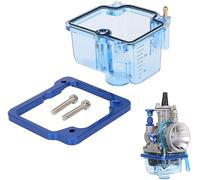 JFG RACING - Carburateur de moto à fond transparent pour PWK 21 mm, 24 mm, 26 mm, 28 mm, 30 mm, 32 mm, 34 mm, KSR E.VO OKO KO.SO - Bleu