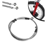 JFG Racing Durite hydraulique renforcée argenté pour frein, embrayage de motocross tout-terrain enduro, 500 mm-2000 mm